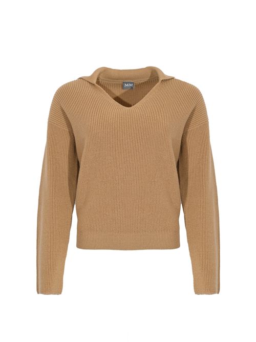 Maglia Acceso in lana Cammello MM Max Mara | 2526366068600003